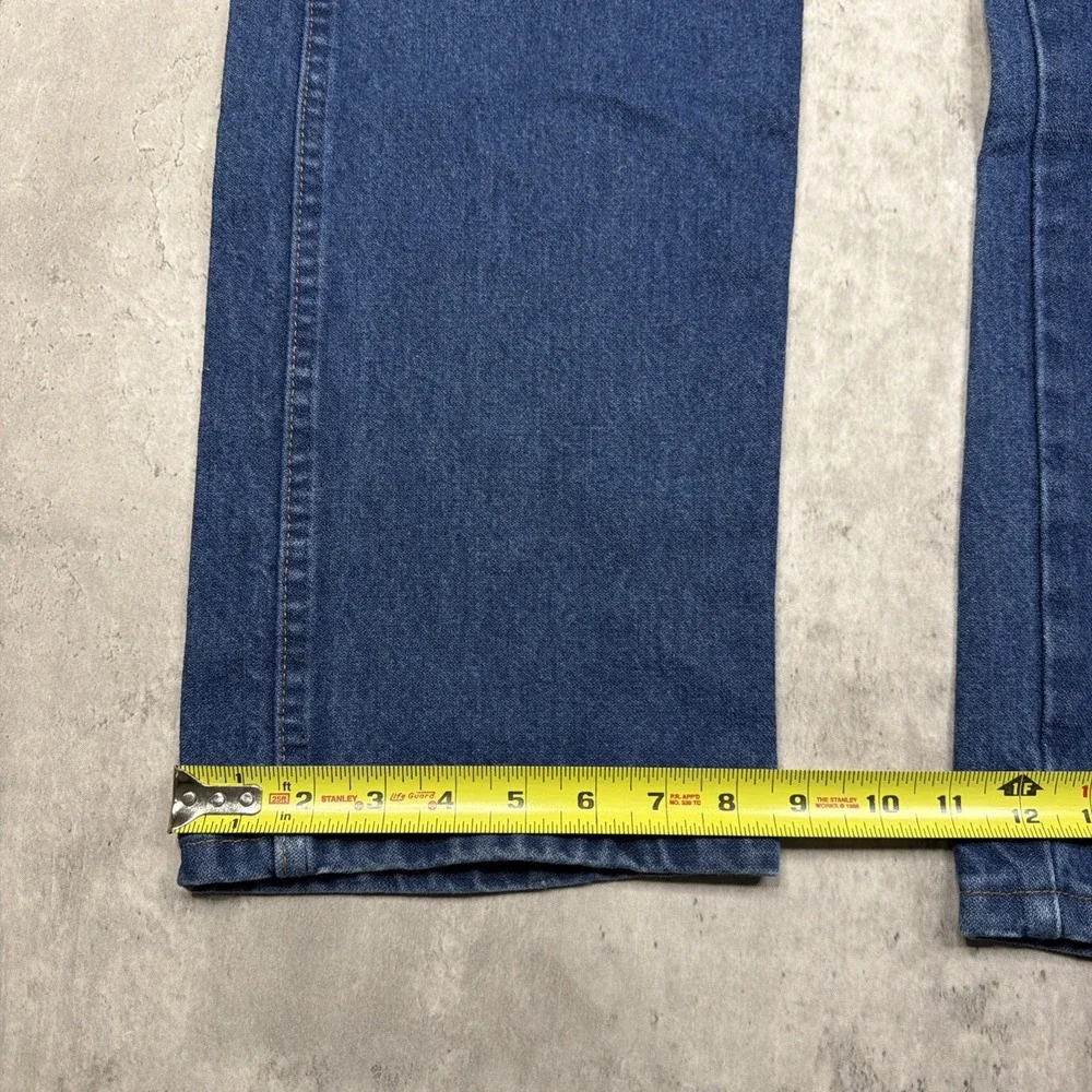Wrangler 13MWZ Cowboy Cut Jeans Mens 38x30 Blue Denim Western Workwear VTG USA